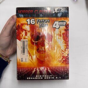 16-Movie Horror Classics [DVD] Disc Tested, Working